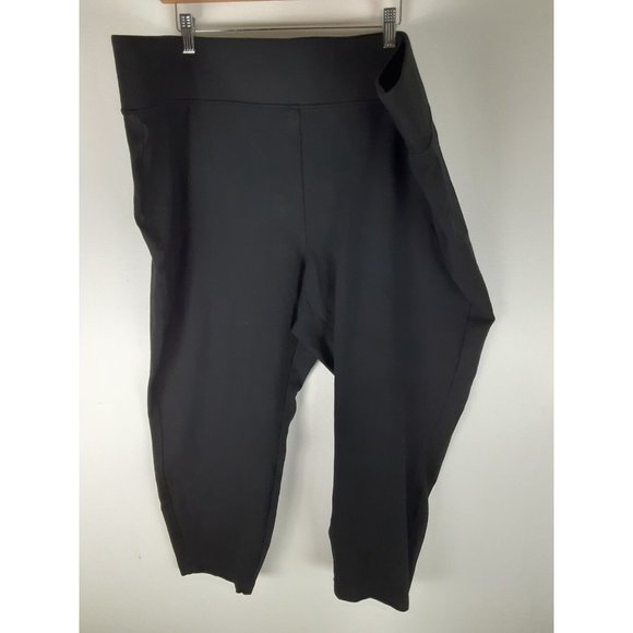 torrid Pants - Torrid Womens Black Pixie Cropped Capri Pants Stretch Basic Elastic Waist 5T